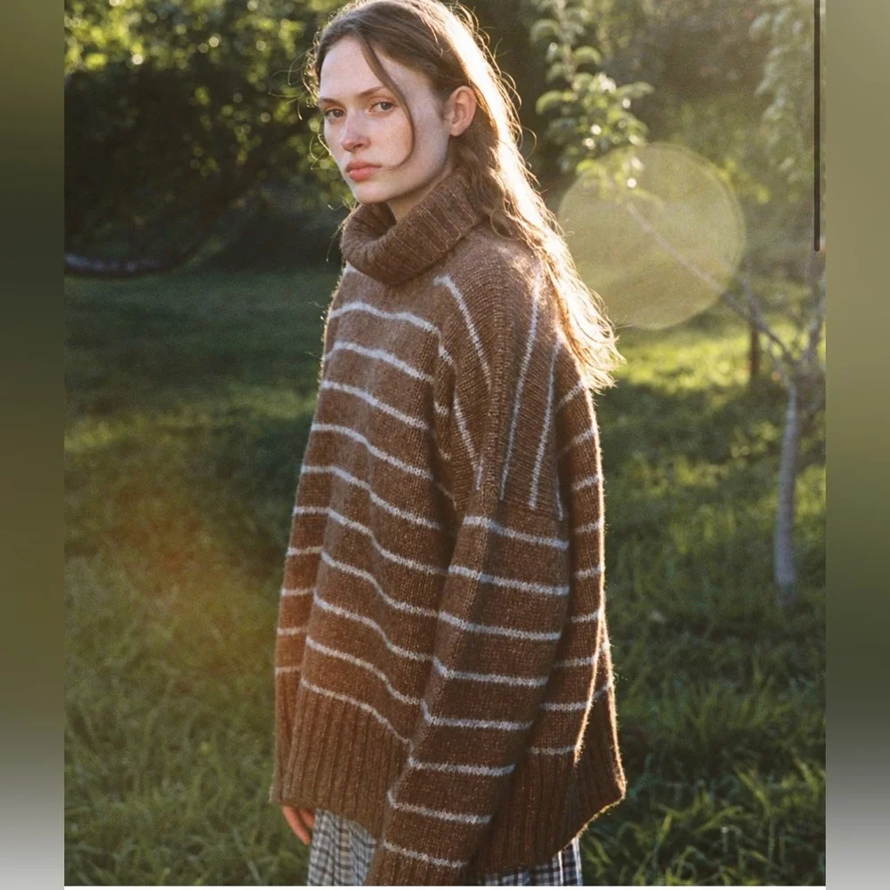 Christy Dawn Ingrid Sweater in Toast - Picture 1 of 6